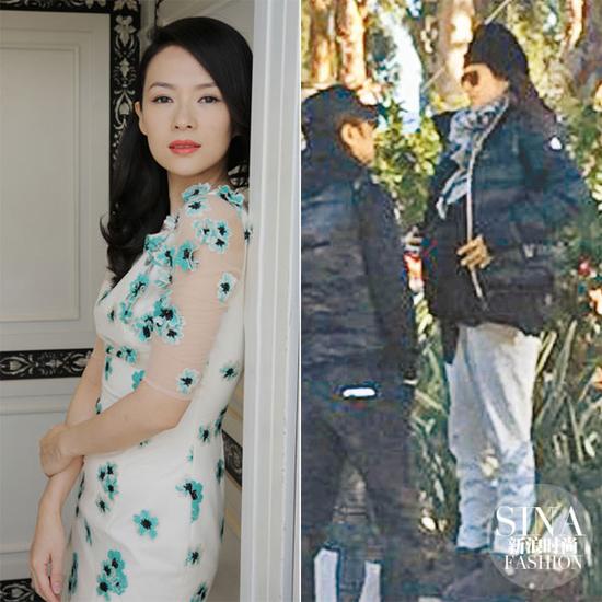 章子怡懷孕后，這帽子戴的也太奇特