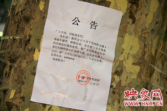 金水區(qū)綠化管理所的公告 金水區(qū)綠化管理所的公告