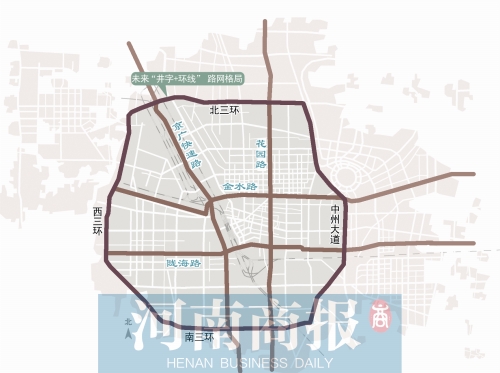 鄭州構(gòu)建井字+環(huán)線快速路 鄭州構(gòu)建井字+環(huán)線快速路