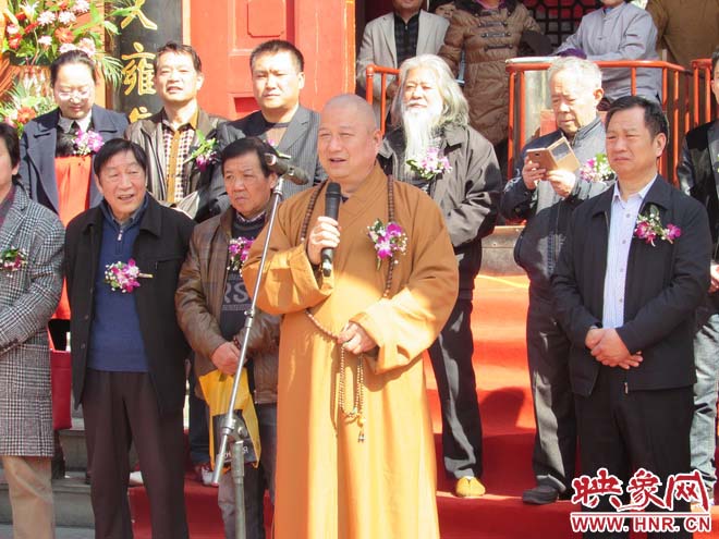大相國(guó)寺方丈心廣大和尚書法作品展開展