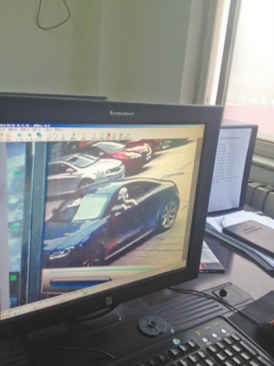 監(jiān)控錄像顯示，肇事車駕駛室內(nèi)有狗頭探出窗外。