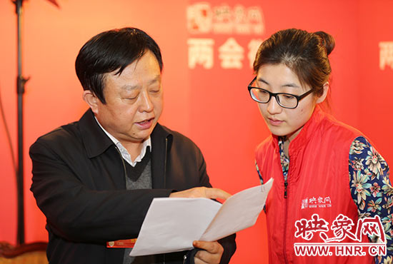 全國人大代表喬彬接受映象網(wǎng)采訪。