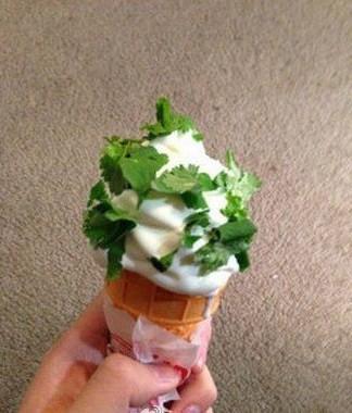 黑暗料理界新星:香菜冰激凌 黑暗料理界新星:香菜冰激凌