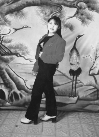 　錢家保存的錢仁鳳年輕時(shí)的照片。