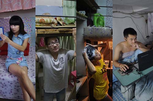 實拍膠囊公寓里的青春 實拍膠囊公寓里的青春