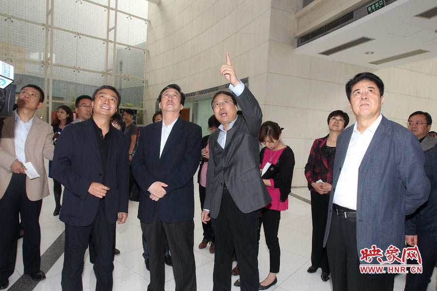 河南省委書記、省人大常委會主任郭庚茂視察河南人民廣播電臺 映象網(wǎng)記者邵恰 段晉哲/攝