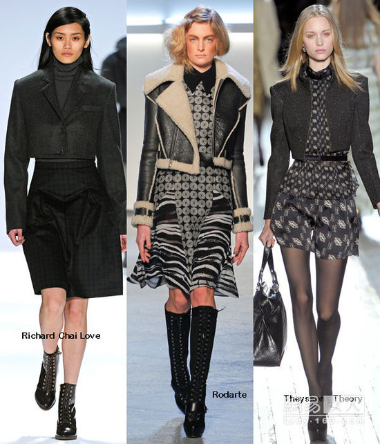 潮穿短夾克 層次搭穿出修長(zhǎng)美腿 潮穿短夾克 層次搭穿出修長(zhǎng)美腿