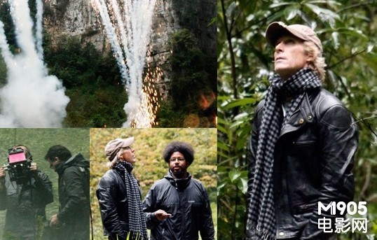 邁克爾·貝在武隆拍攝爆破戲現(xiàn)場 邁克爾·貝在武隆拍攝爆破戲現(xiàn)場