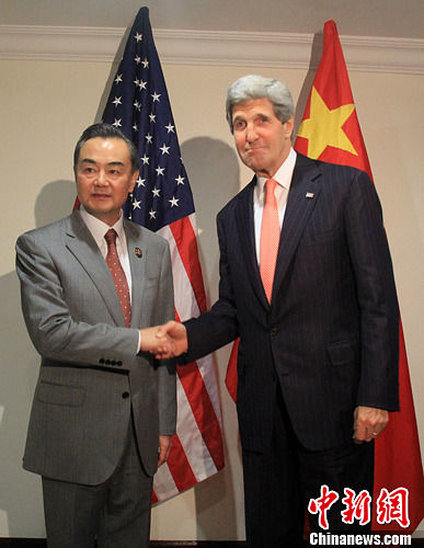 王毅會(huì)見美國國務(wù)卿克里 王毅會(huì)見美國國務(wù)卿克里