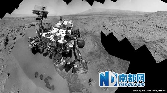 “好奇”號(hào)探測(cè)器在火星上發(fā)現(xiàn)水。