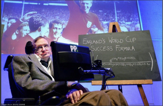 霍金召開發(fā)布會(huì) 公式闡述英格蘭隊(duì)如何奪冠 霍金召開發(fā)布會(huì) 公式闡述英格蘭隊(duì)如何奪冠