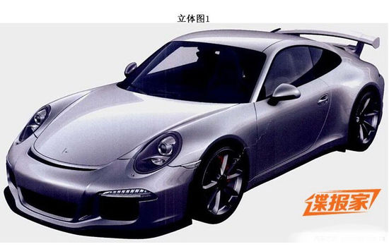 保時(shí)捷911 GT3申報(bào)圖 保時(shí)捷911 GT3申報(bào)圖
