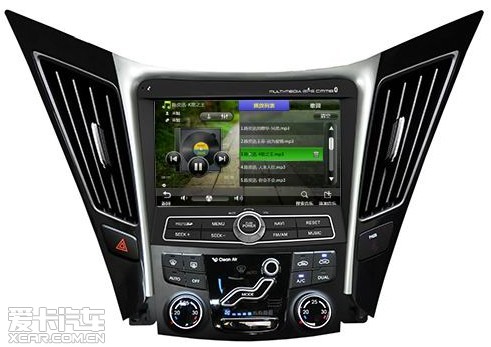 e路航索納塔車載導(dǎo)航時尚音樂播放界面 e路航索納塔車載導(dǎo)航時尚音樂播放界面