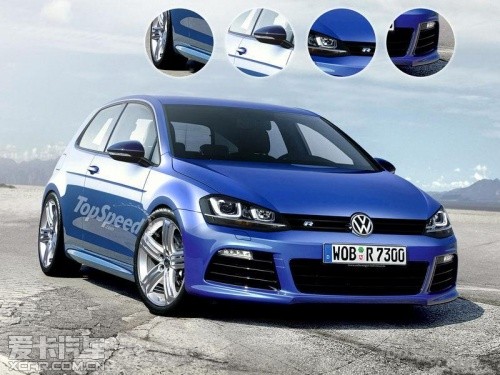 大眾新一代高爾夫R效果圖 大眾新一代高爾夫R效果圖