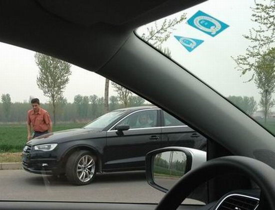 三廂奧迪A3國內(nèi)測試車 三廂奧迪A3國內(nèi)測試車