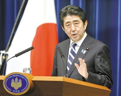  日本首相安倍晉三。