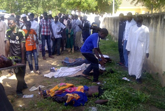 尼日利亞伊斯蘭極端武裝組織“博科圣地”約貝州古杰巴(Gujba)市的農(nóng)業(yè)學(xué)院，射殺數(shù)十名學(xué)生。