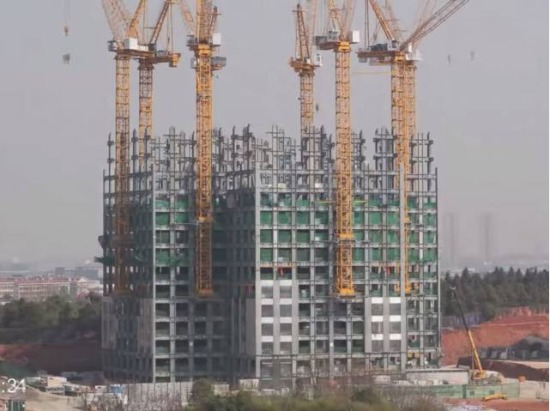 湖南長(zhǎng)沙一棟57層高樓19天建成 湖南長(zhǎng)沙一棟57層高樓19天建成