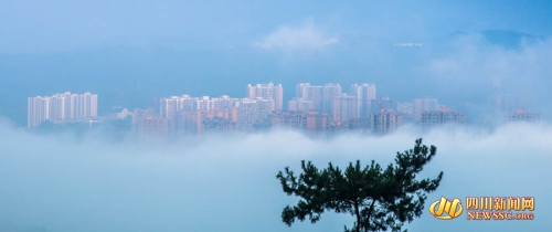 四川達州現輻射霧似海市蜃樓 四川達州現輻射霧似海市蜃樓