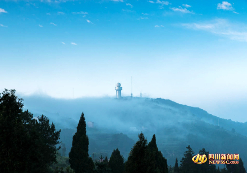 四川達州現輻射霧似海市蜃樓 四川達州現輻射霧似海市蜃樓