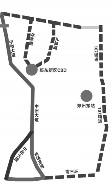 北三環(huán)東延路線(xiàn)