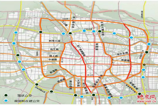 兩環(huán)十七放射景觀廊道建設(shè)。