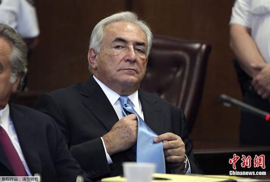 資料圖：前國際貨幣基金組織總裁斯特勞斯-卡恩。