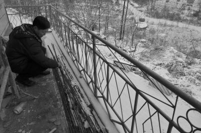 隗永寶補(bǔ)償給村民的鋼筋。京華時報記者 韓林君 攝