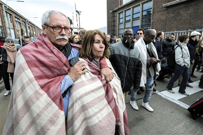 扎芬特姆國際機(jī)場，乘客被緊急疏散。圖/CFP