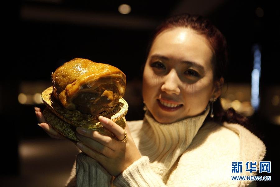 “東坡肘子”奇石亮相張家口 “東坡肘子”奇石亮相張家口