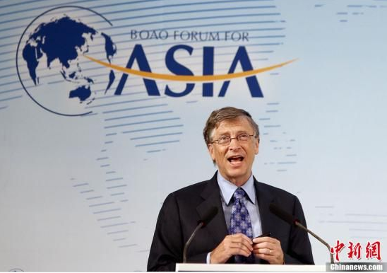 資料圖：美國首富比爾·蓋茨。中新社發(fā) 張浩 攝