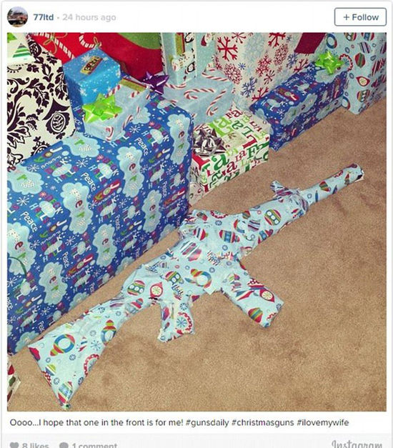 英媒盤點熱門圣誕禮物 送槍成新潮流(組圖) 英媒盤點熱門圣誕禮物 送槍成新潮流(組圖)