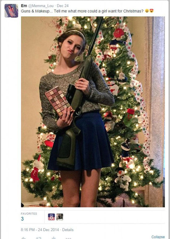 英媒盤點熱門圣誕禮物 送槍成新潮流(組圖) 英媒盤點熱門圣誕禮物 送槍成新潮流(組圖)