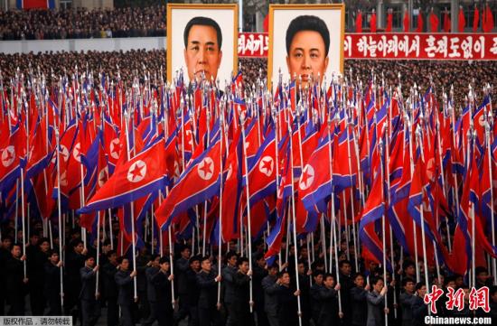 4月20日，包括軍人、公務(wù)員與平壤市民在內(nèi)的朝鮮各界民眾在金日成廣場集會(huì)，譴責(zé)并發(fā)誓要“消滅”韓國李