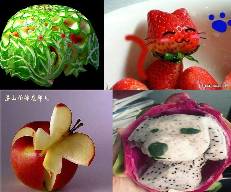 好看又爽口！那些創(chuàng)意十足的水果雕刻藝術(shù)